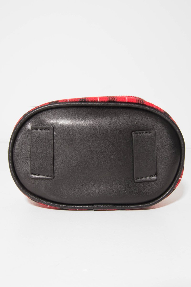 Red Black Plaid Bum Bag - Keyra-Bags