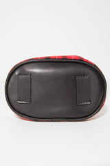 Red Black Plaid Bum Bag - Keyra-Bags