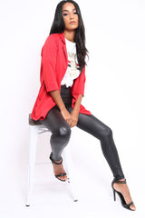 Red Blazer - Karrie-Jackets