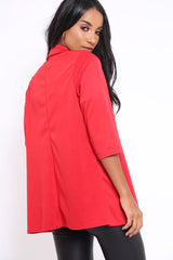 Red Blazer - Karrie-Jackets