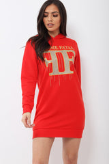 Red Femme Fatal Hooded Dress - Ivanna-Dresses