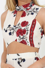 Red Floral Print Co-Ord - Poppy-Co-ords