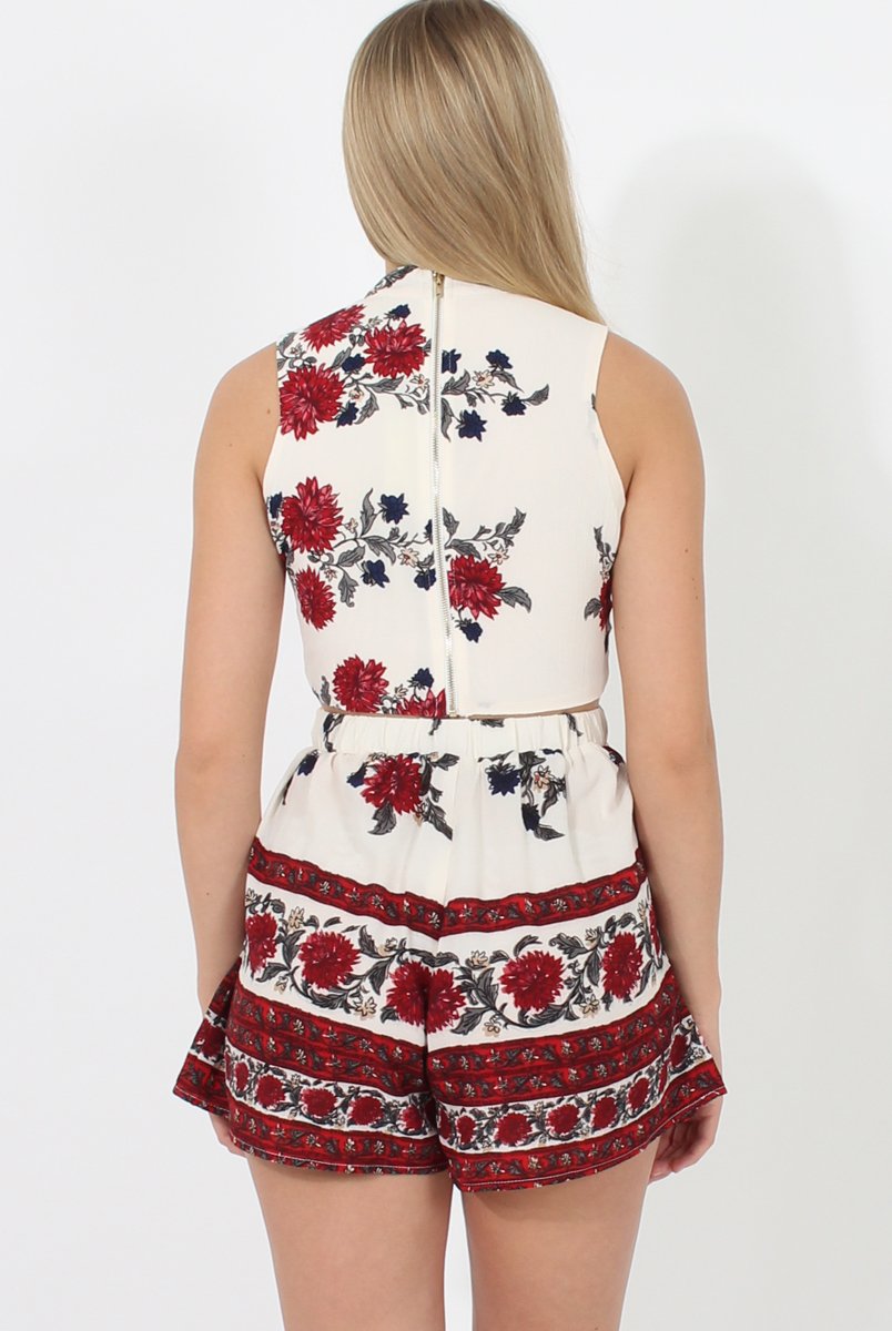 Red Floral Print Co-Ord - Poppy-Co-ords