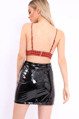 Red Gingham Bralet - Tammy-Bralets
