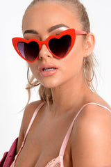 Red Heart Sunglasses - Lylia-Sunglasses
