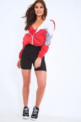 Red Slinky Plunge Bralet - Bobbi-Crop Tops