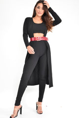 Red Snake Print Wide Belt - Nayelie-Belts