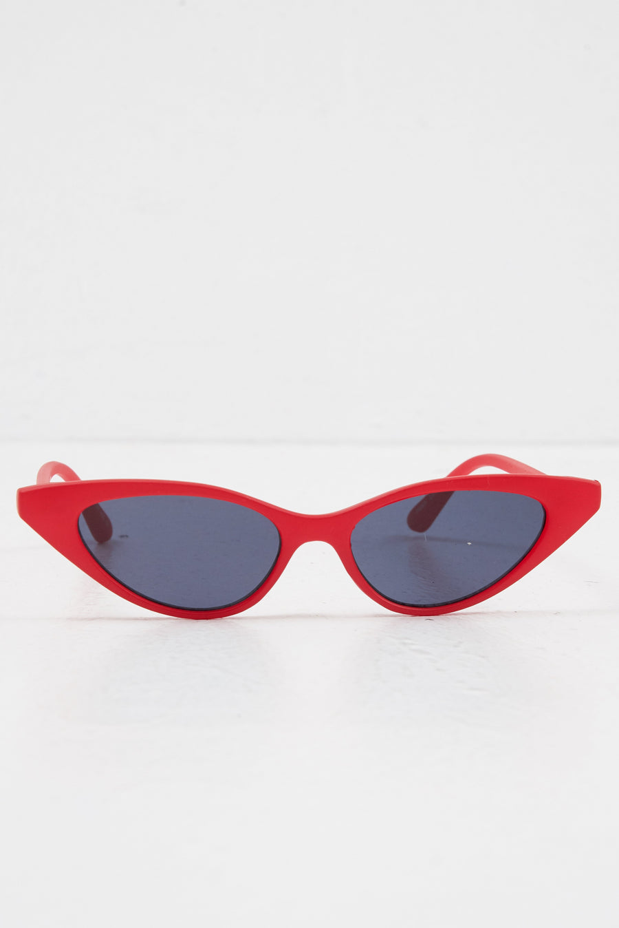 Red Tinted Lens Mini Cat Eye Sunglasses - Ezrie-Sunglasses