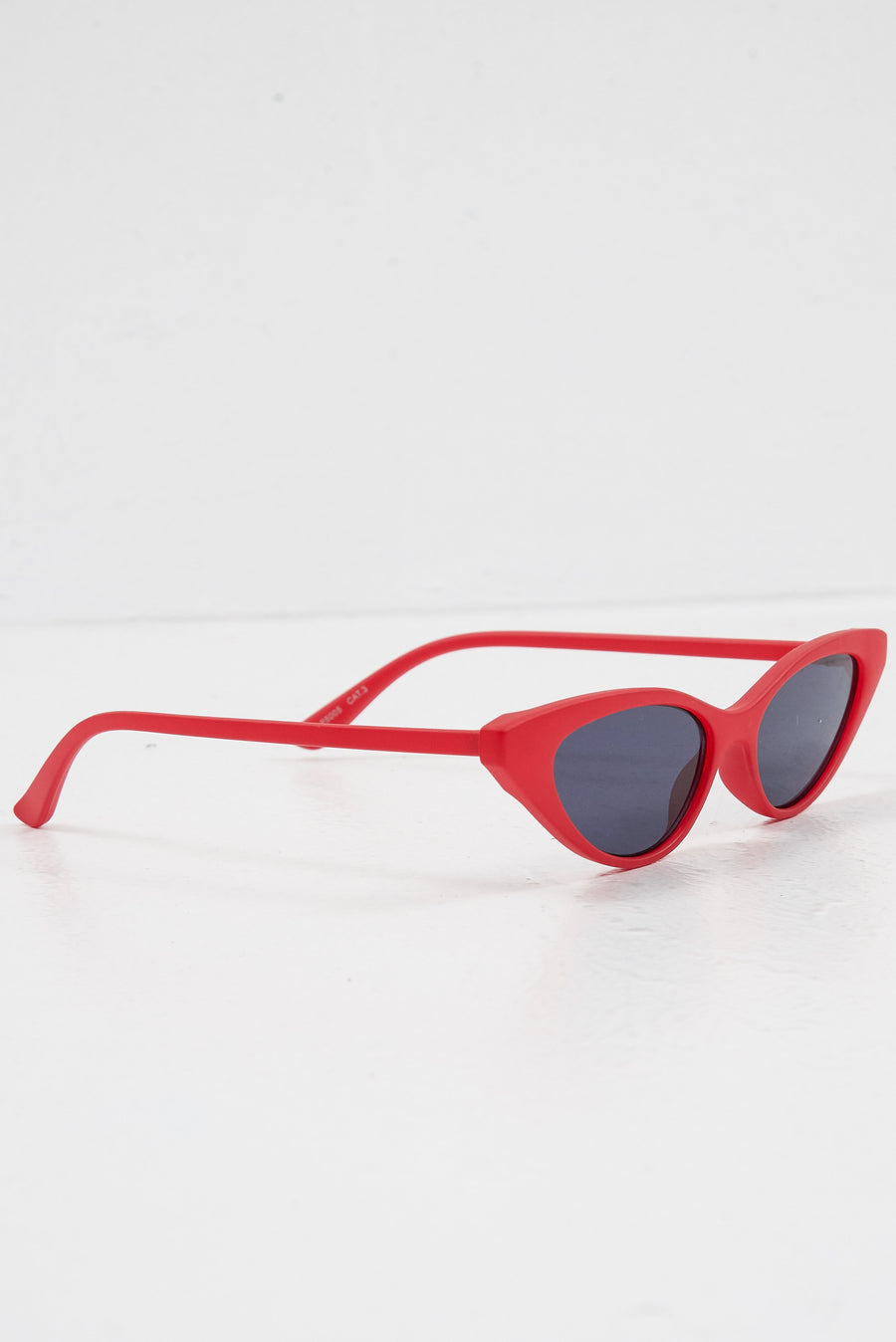 Red Tinted Lens Mini Cat Eye Sunglasses - Ezrie-Sunglasses