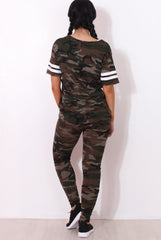 Rien Dark Camouflage Two Piece Set-Co-ords