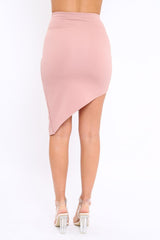 Rose Asymmetric Skirt - Amina-Skirts