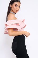 Rose Bardot Extreme Frill Bodysuit - Diandra-Bodysuits