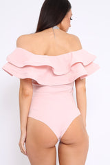 Rose Bardot Extreme Frill Bodysuit - Diandra-Bodysuits