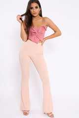 Rose Bow Extreme Crop Top - Rossi-Tops