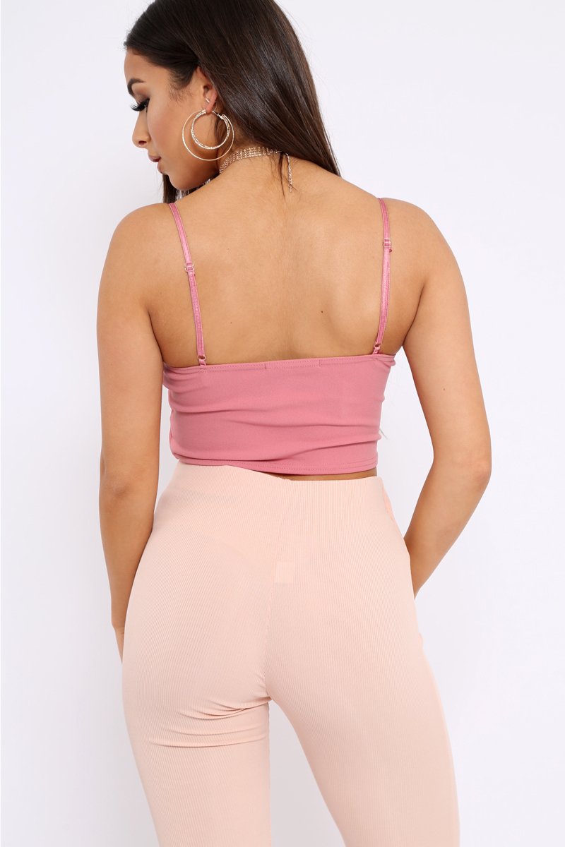 Rose Bow Extreme Crop Top - Rossi-Tops