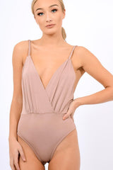 Rose Cross Front Bodysuit - Tarren-Bodysuits