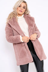 Rose Faux Fur Coat - Kinleigh-Coats