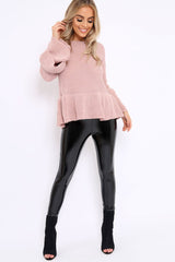 Rose Frill Hem and Sleeve Jumper - Imogen-Jumper
