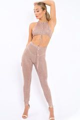 Rose Gold Metallic Co-ord Set - Klaire-Co-ords