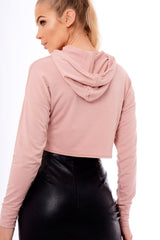 Rose Heart Breaker Cropped Hoody - Jorgie-Hoodies