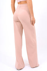 Rose High Waist Flare Trousers -Tisha-Trousers