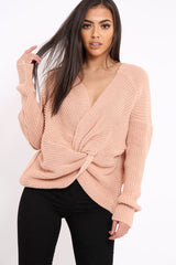 Rose Knot Knit Jumper - Kerri-Jumper