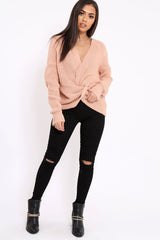 Rose Knot Knit Jumper - Kerri-Jumper