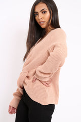 Rose Knot Knit Jumper - Kerri-Jumper