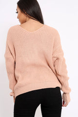 Rose Knot Knit Jumper - Kerri-Jumper