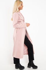 Rose Longline Tailored Belted Coat - Joelle-Coats