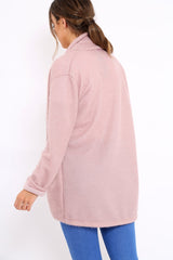 Rose Shimmery Cardigan - Nicky-Knitwear