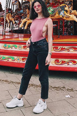 Rose Side Boob Bodysuit - Adrionna-Bodysuits