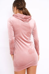 Rose Velvet Hooded Dress - Bethan-Dresses