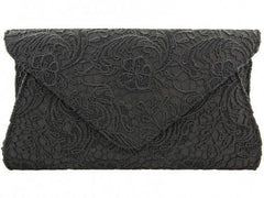 Roselyn Lace Envelope Clutch Bag-Bags