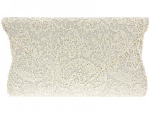 Roselyn Lace Envelope Clutch Bag-Bags