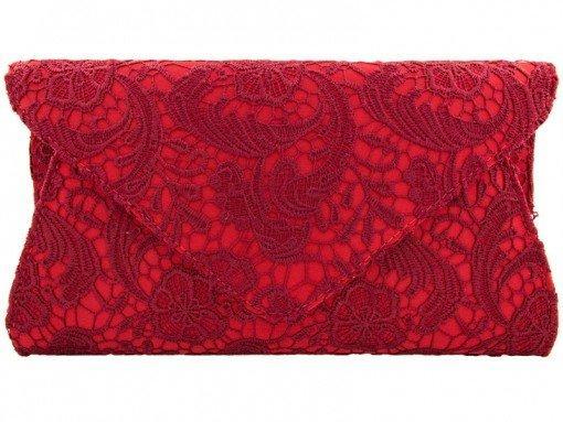 Roselyn Lace Envelope Clutch Bag-Bags