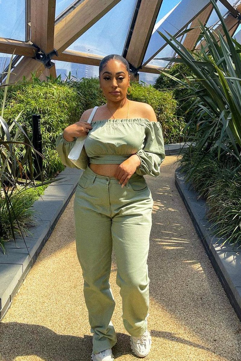 Sage Denim Straight Leg Side Split Jeans - Tashi-Jeans