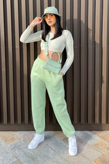 Sage Oversized Joggers - Erica-Joggers