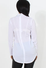 Sage White V Front Top-Tops