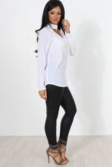 Sage White V Front Top-Tops