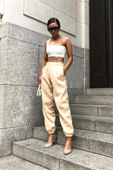 Sand Oversized Joggers - Erica-Joggers