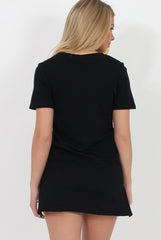 SelfMade Black 3-D Slogan T-Shirt - Chandler-Shirts