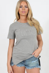 SelfMade Grey 3-D Slogan T-Shirt - Chandler-Shirts