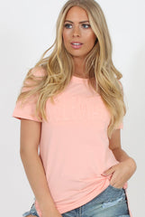 SelfMade Pink 3-D Slogan T-Shirt - Chandler-Shirts