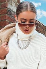 Silver Chunky Link Chain - Calena-Jewellery