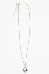 Silver Coin Chain Necklace - Deveah-Jewellery