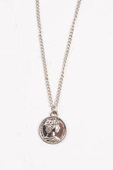 Silver Coin Chain Necklace - Deveah-Jewellery