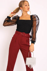 Silver Diamante Tassel Box Clutch - Geri-Bags