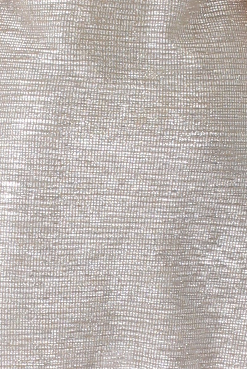 Silver Metallic Textured Slip Dress - Saffron-Dresses