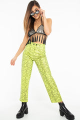 Silver Sequin Tassel Hem Bralet - Hatti-Bralets